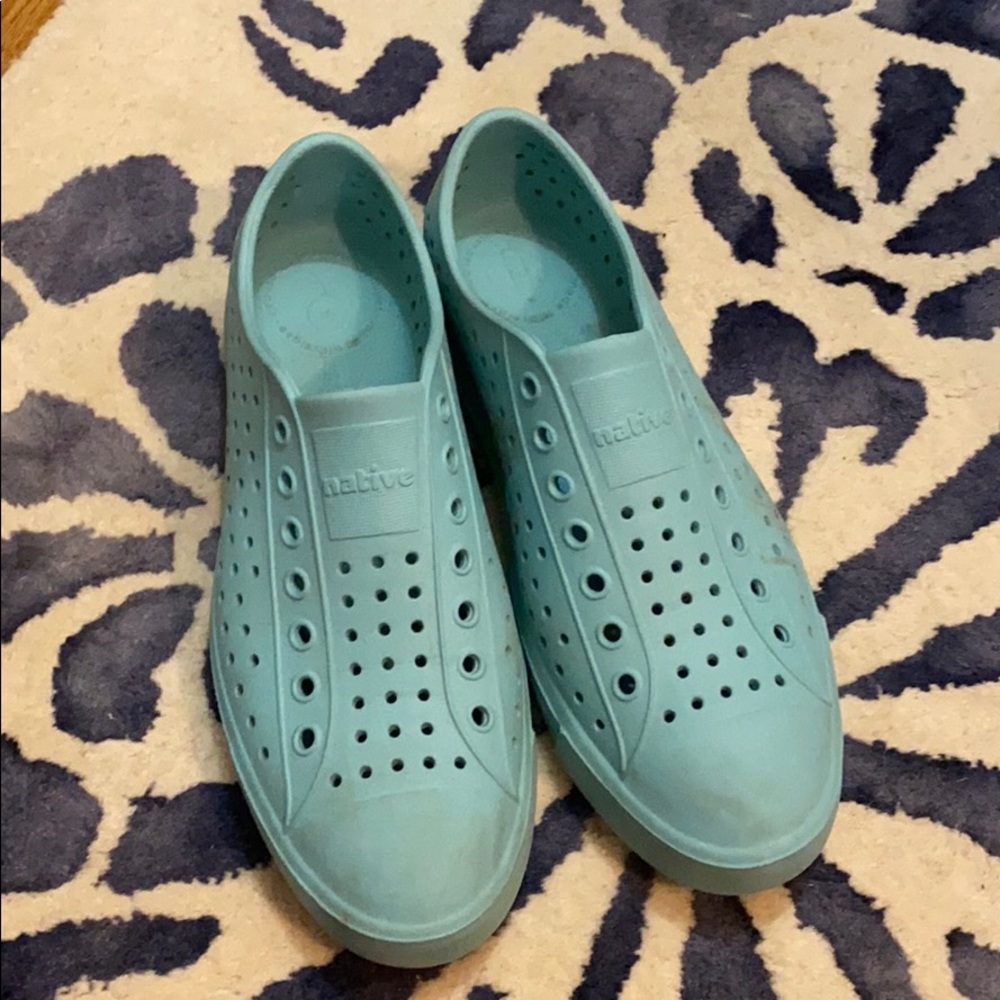 Native Mint Blue Shoes